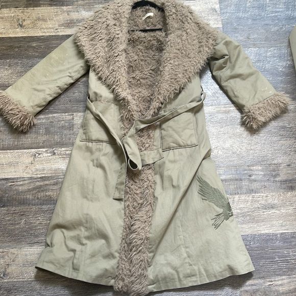 Spell khaki penny lane coat! Perfect for festivals! Perfect for burning man! - Picture 7 of 8